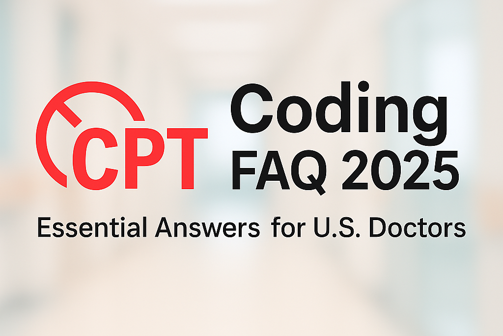 CPT Coding FAQ 2025 banner for U.S. doctors - Malakos Healthcare Solutions